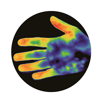 Hand WITH Outlast® glove